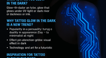 Tattoo Glow in The Dark, Tren Baru yang Bikin Pecinta Seni Takjub!