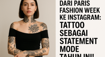 Dari Paris Fashion Week ke Instagram: Tattoo sebagai Statement Mode Tahun Ini!