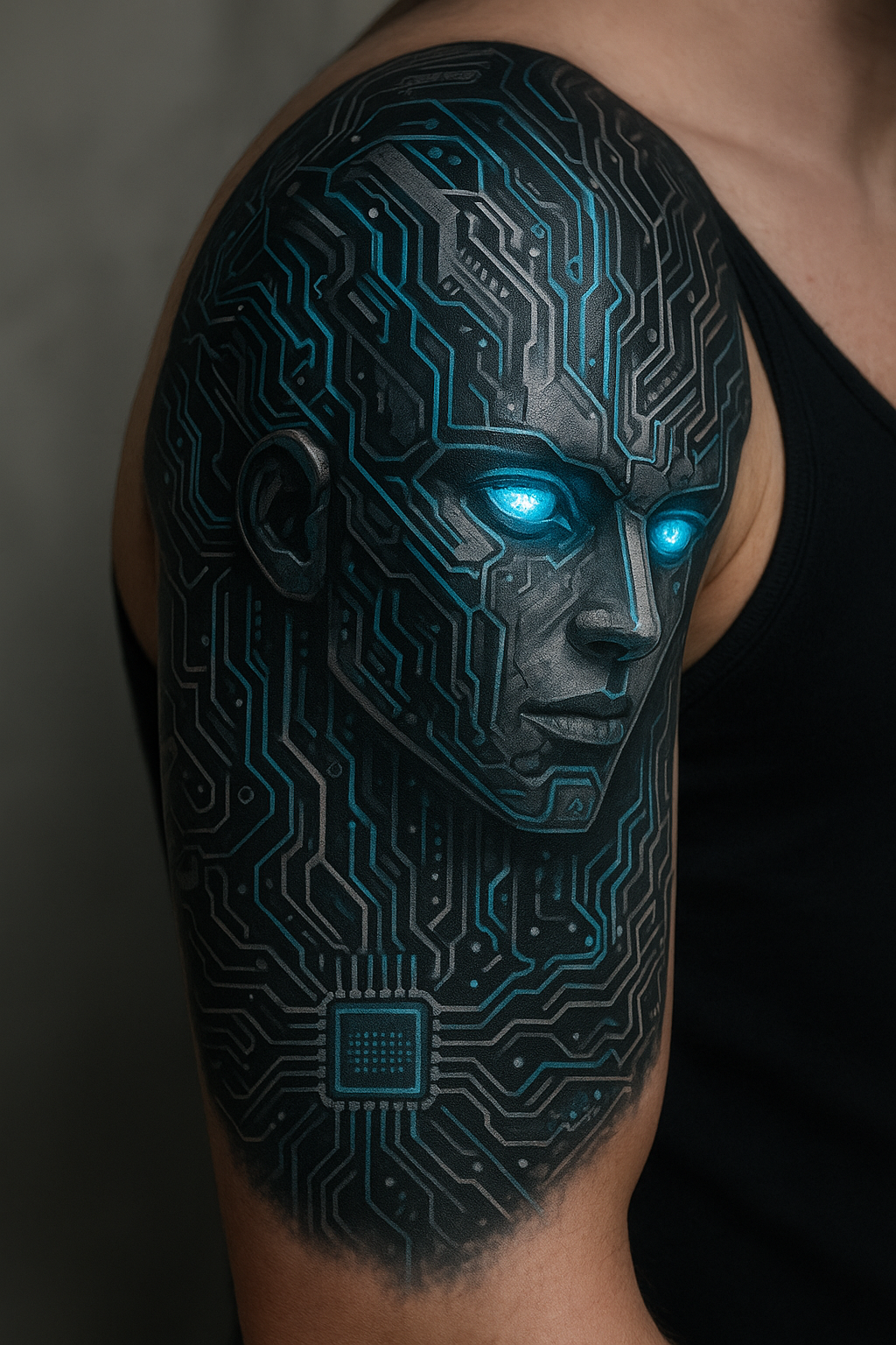 Tattoo Bertema AI dan Teknologi