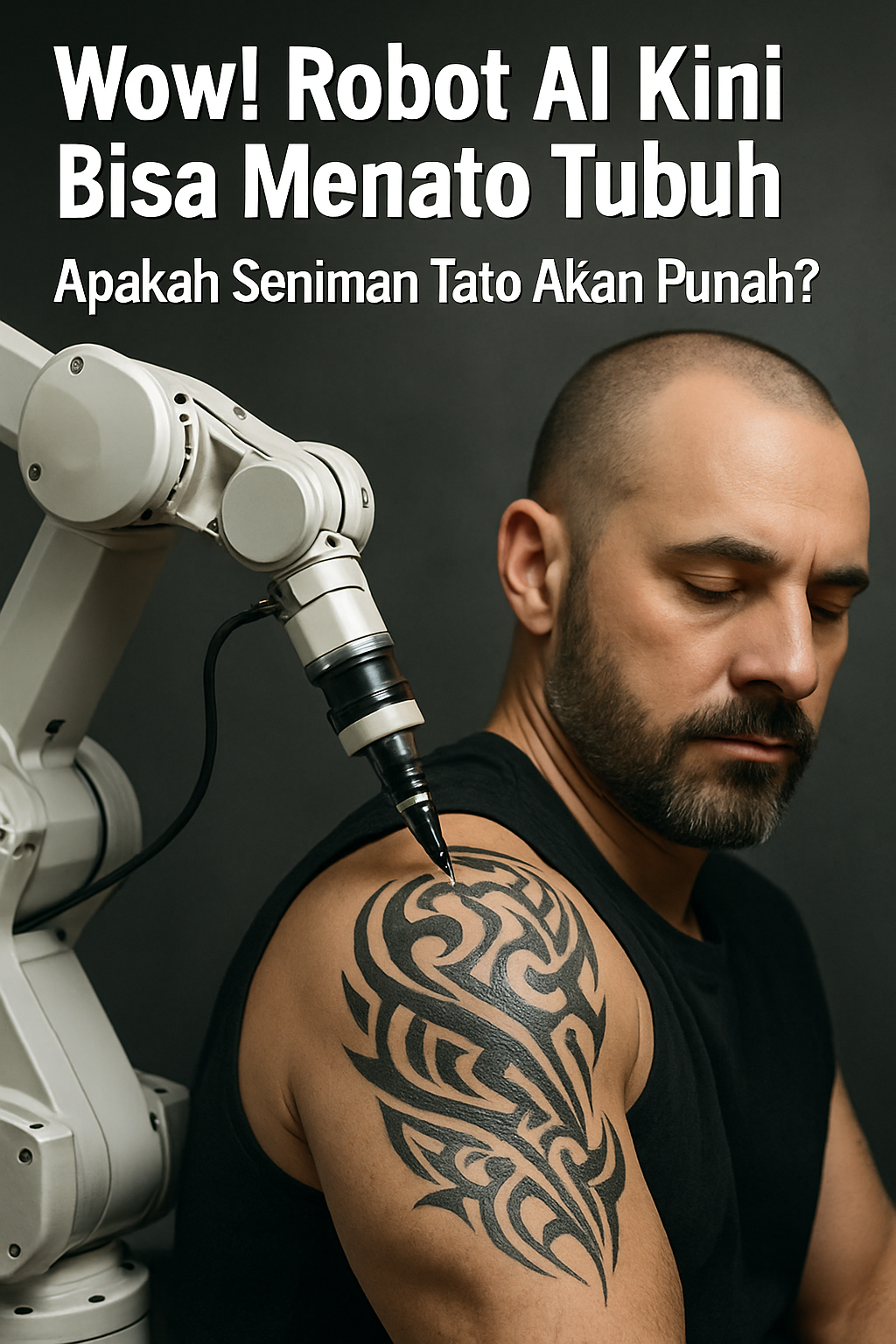 Robot AI Kini Bisa Menato Tubuh