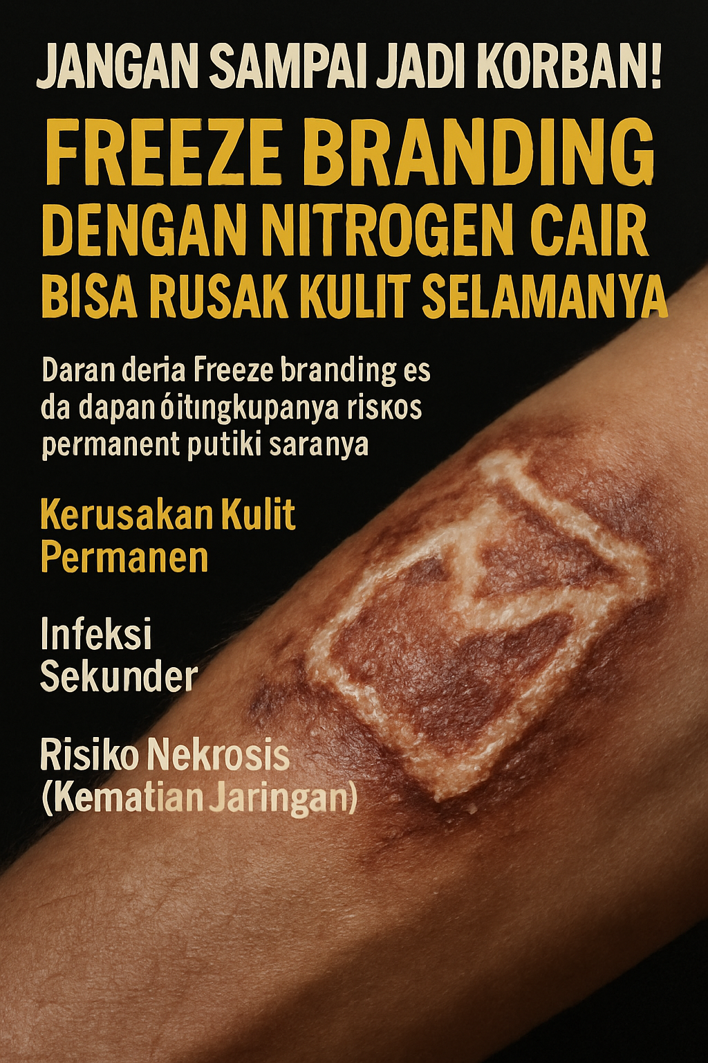 Freeze Branding dengan Nitrogen Cair