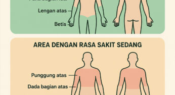 Bagan Rasa Sakit Tato: Area Tubuh Tersakit