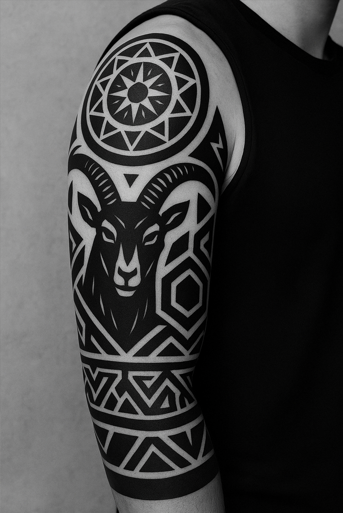 Blackwork Tattoo: Seni Garis dan Bayangan Ekstrem