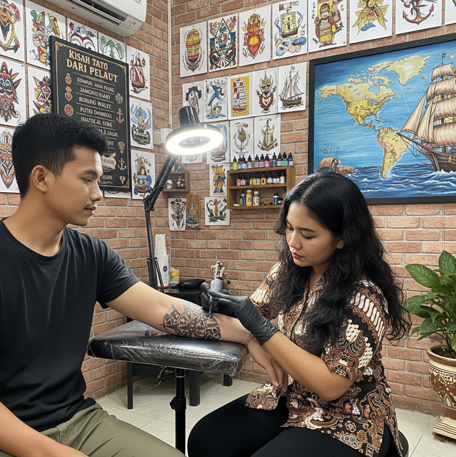 Kisah Tato dari Pelaut: Elemen Nautikal yang Penuh Simbolisme