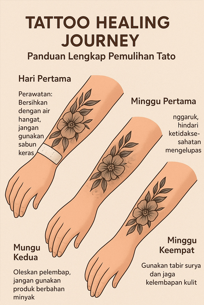 Tattoo Healing Journey: Panduan Lengkap Pemulihan Tato