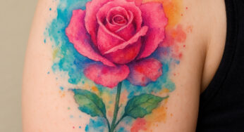 Teknik Watercolor Tattoo: Cara Seniman Membuat Lukisan di Kulit