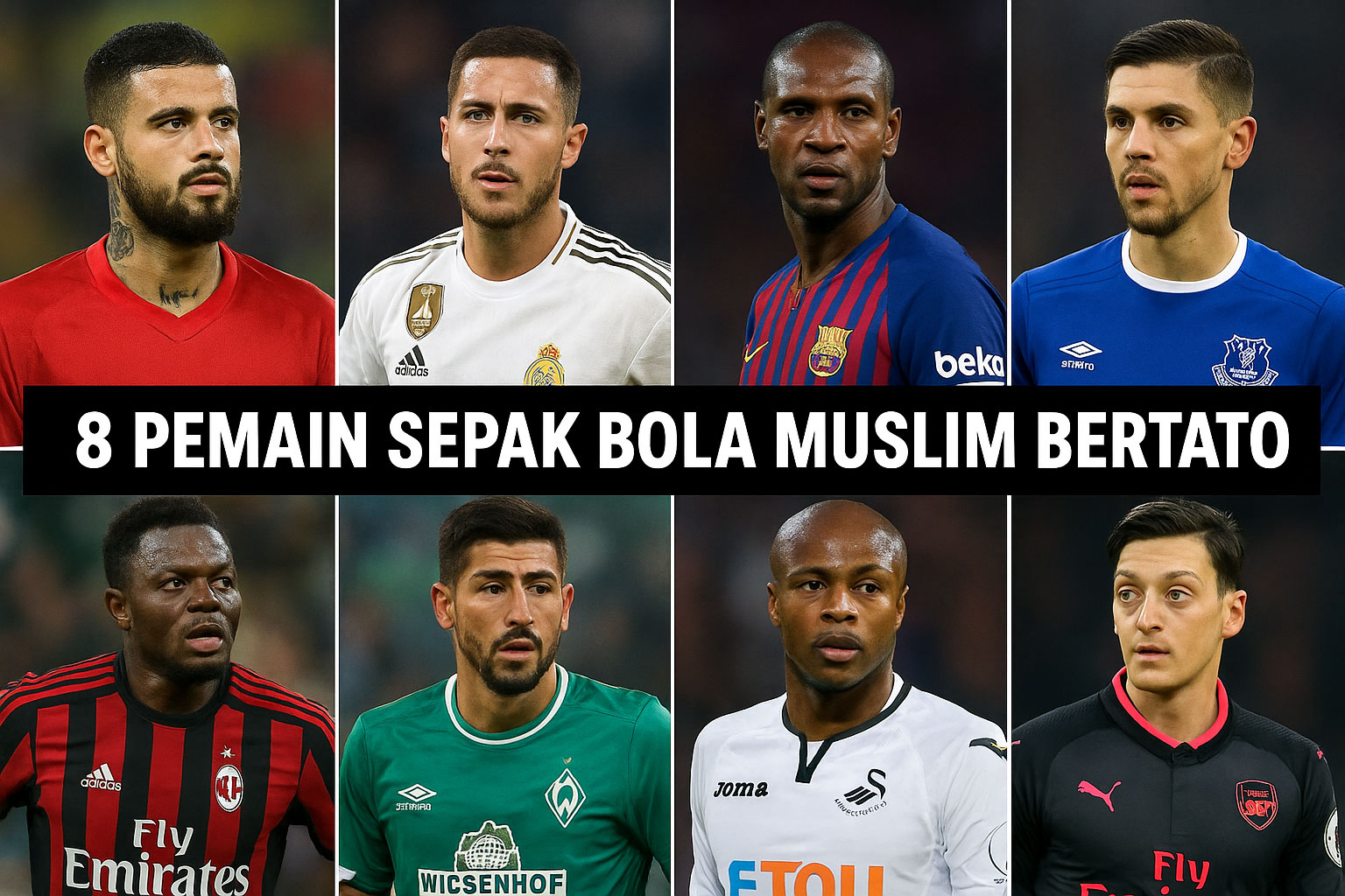 8 Pemain Sepak Bola Muslim Bertato, Termasuk Sahabat Ronaldo