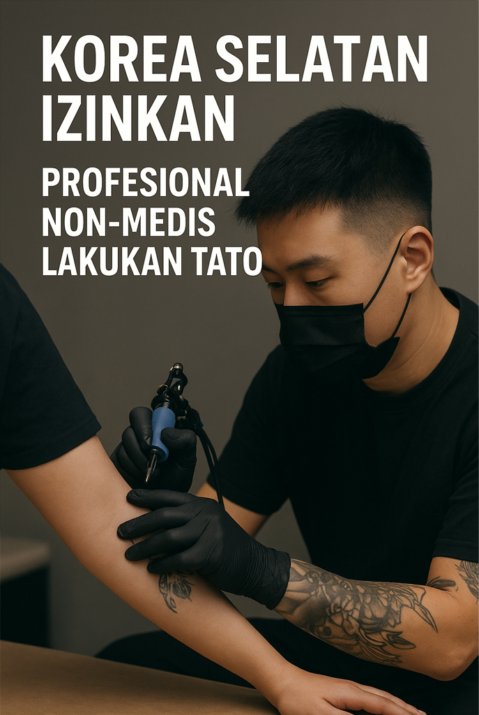Korea Selatan Izinkan Profesional Non-Medis Lakukan Tato