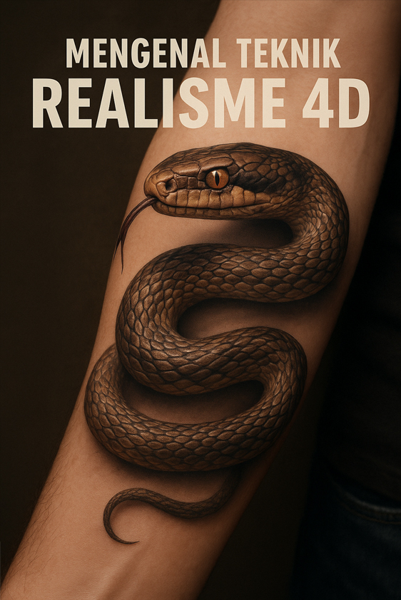 Mengenal Teknik Realisme 4D: Tato yang Tampak Hidup di Kulit