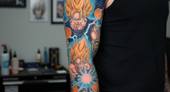 Tato Dragon Ball: Kekuatan Super Saiyan dalam Setiap Goresan