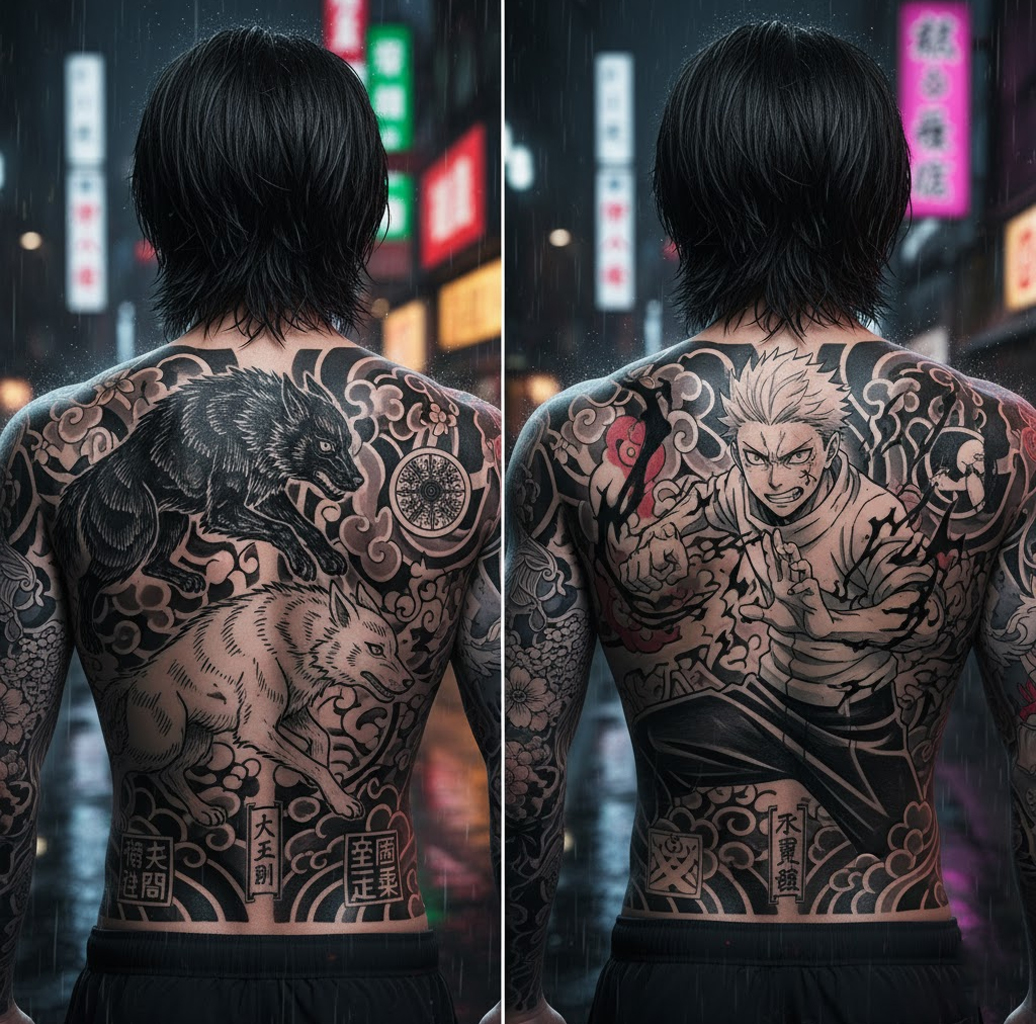 Tato Jujutsu Kaisen: Mantra, Kutukan, dan Identitas Diri