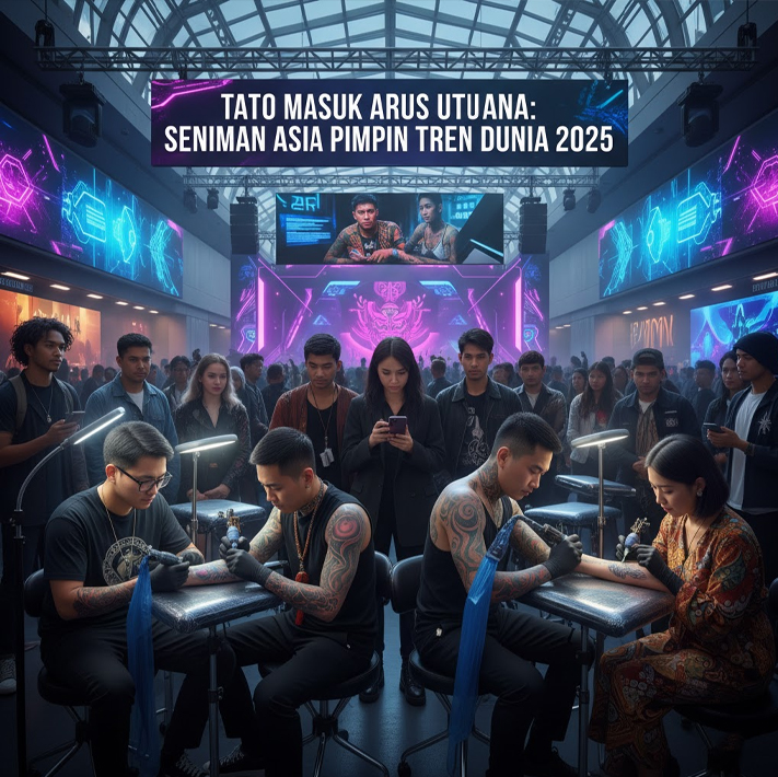 Tato Masuk Arus Utama: Seniman Asia Pimpin Tren Dunia 2025